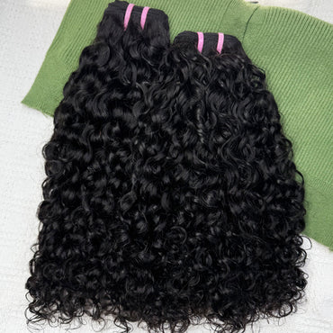 Loose Curly Sew in Weft hair extensions