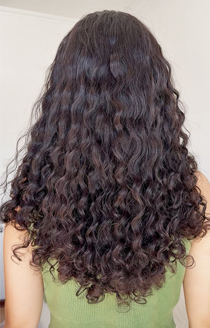 Indian Loose Wavy Raw Human Hair Sew in Weft Extension