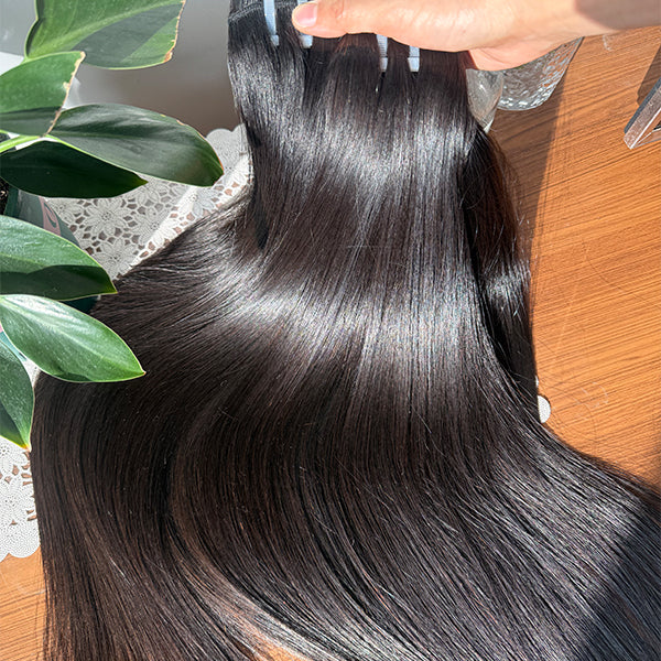 Straight Sew in Weft Raw Human Hair Extensions