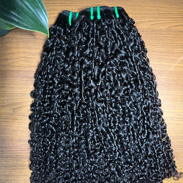 Pixie Curly Sew in Weft hair extensions