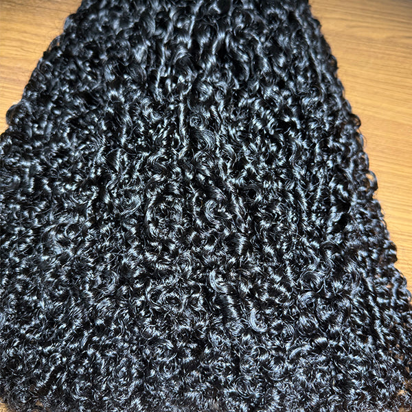 Pixie Curly Sew in Weft hair extensions