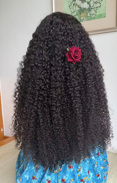 Pixie Curly Sew in Weft hair extensions