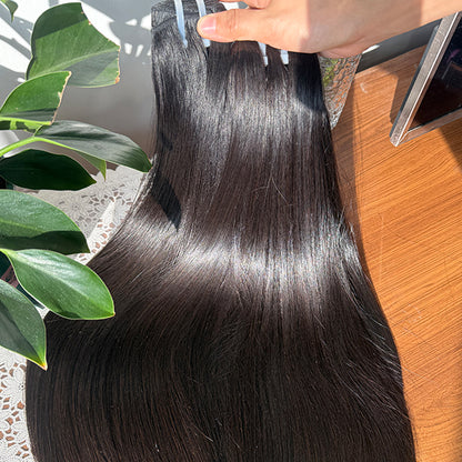 Straight Sew in Weft Raw Human Hair Extensions